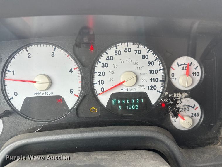 image for item DW4330 2008 Dodge Ram 3500 Quad Cab flatbed pickup truck