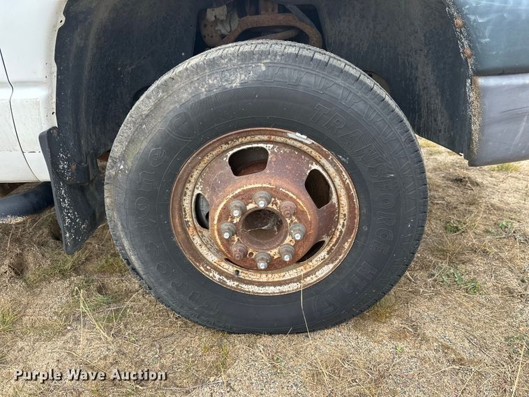 image for item DW4330 2008 Dodge Ram 3500 Quad Cab flatbed pickup truck