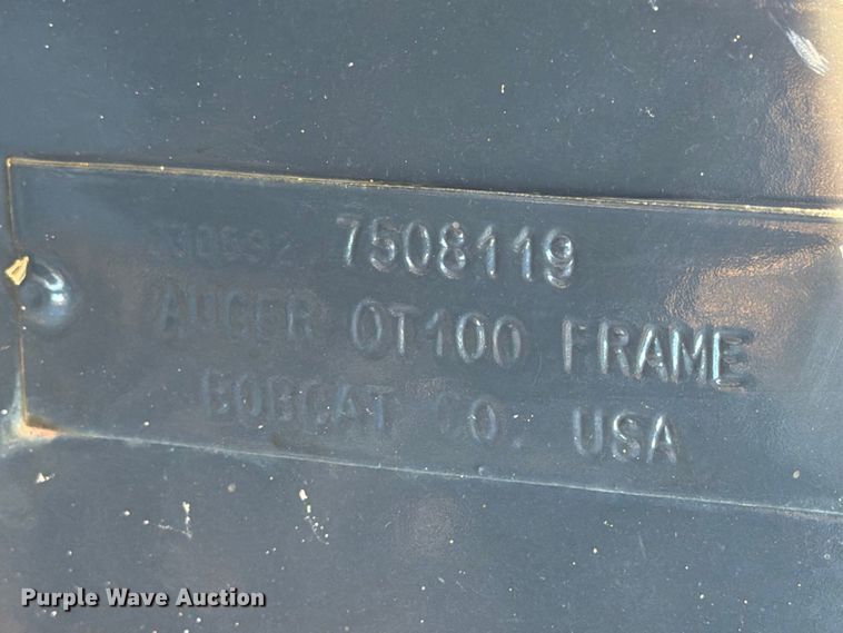 image for item DX5864 2023 Bobcat 20PH skid steer auger