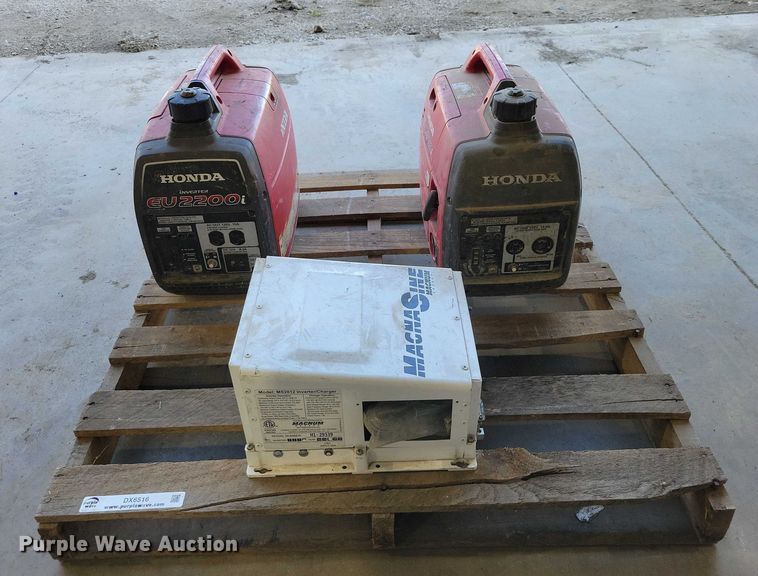 image for item DX6516 (2) Honda generators