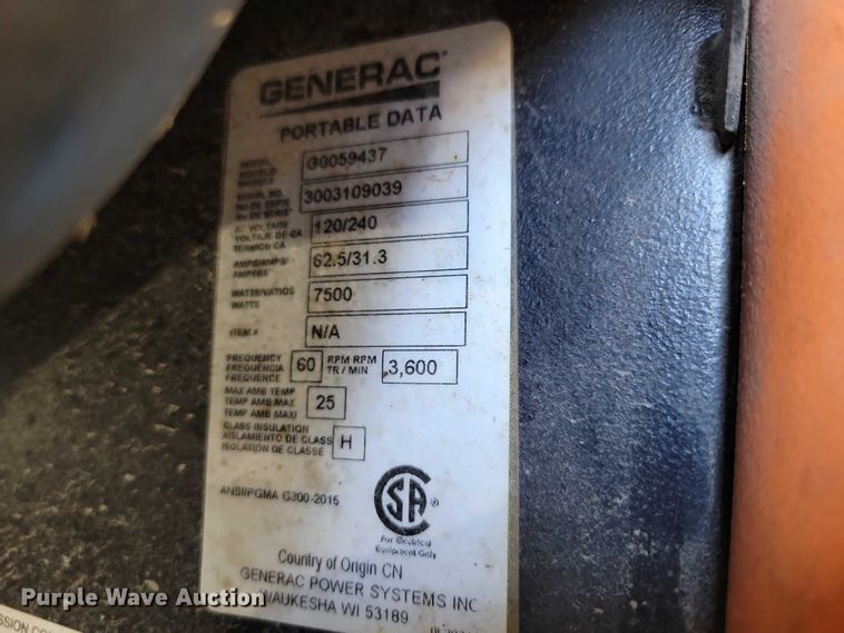 image for item DX6519 (3) generators