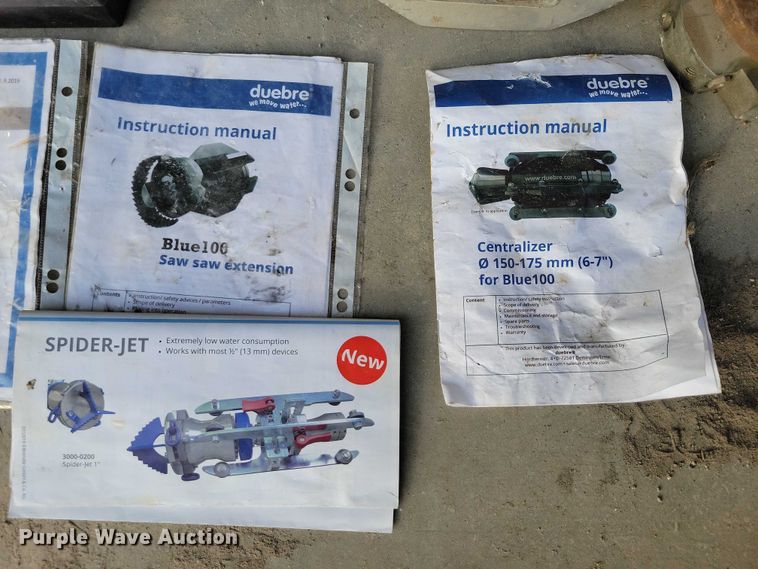 image for item DX6529 Duebre Spider-Jet sewer cleaning system