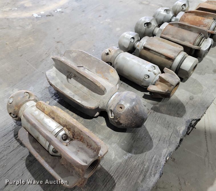 image for item DX6541 (7) sewer jetter pipe nozzles