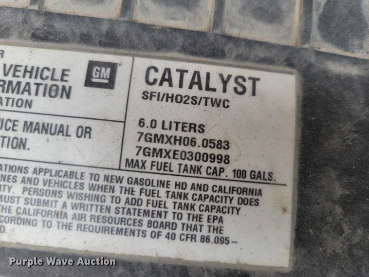 image for item DX6548 2007 GMC Savana IBAK sewer inspection and cutter truck