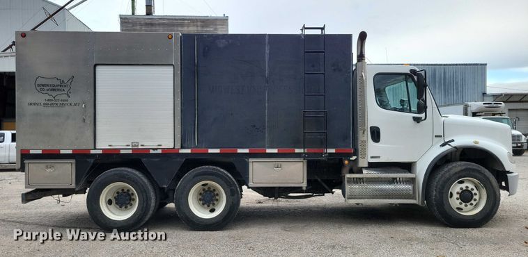 image for item DX6550 2009 Freightliner Business Class M2 800 HPR Truck Jet sewer jetter truck