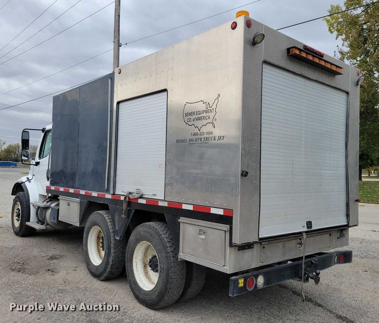 image for item DX6550 2009 Freightliner Business Class M2 800 HPR Truck Jet sewer jetter truck