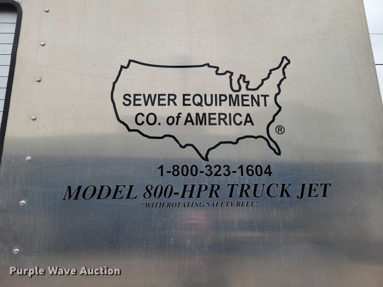 image for item DX6550 2009 Freightliner Business Class M2 800 HPR Truck Jet sewer jetter truck