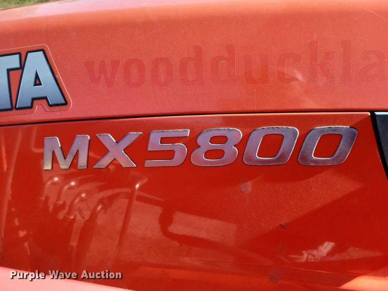 image for item DX6571 Kubota MX5800D MFWD tractor