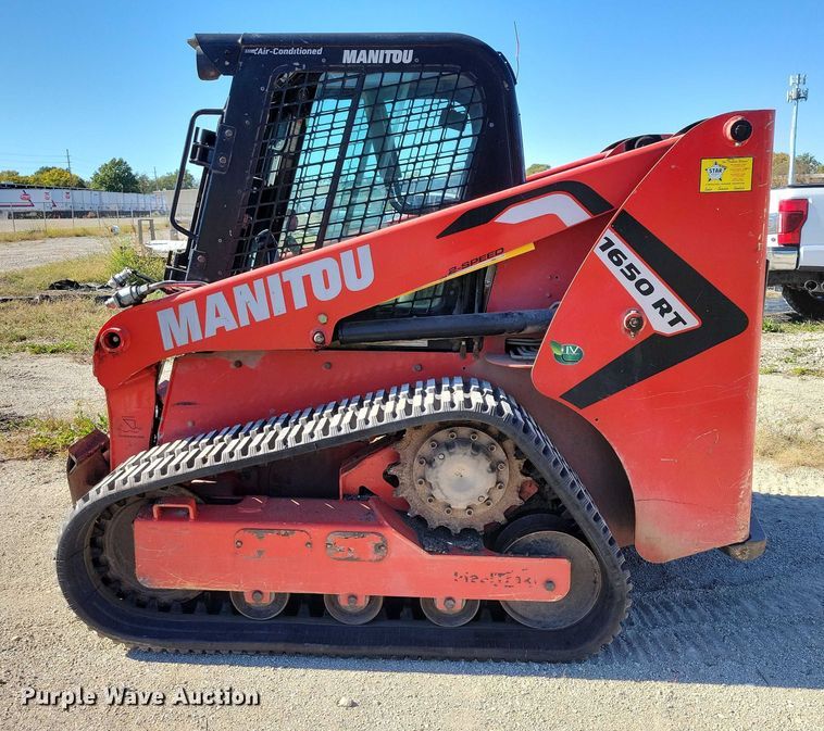 image for item DX6576 2021 Manitou 1650RT tracked skid steer loader