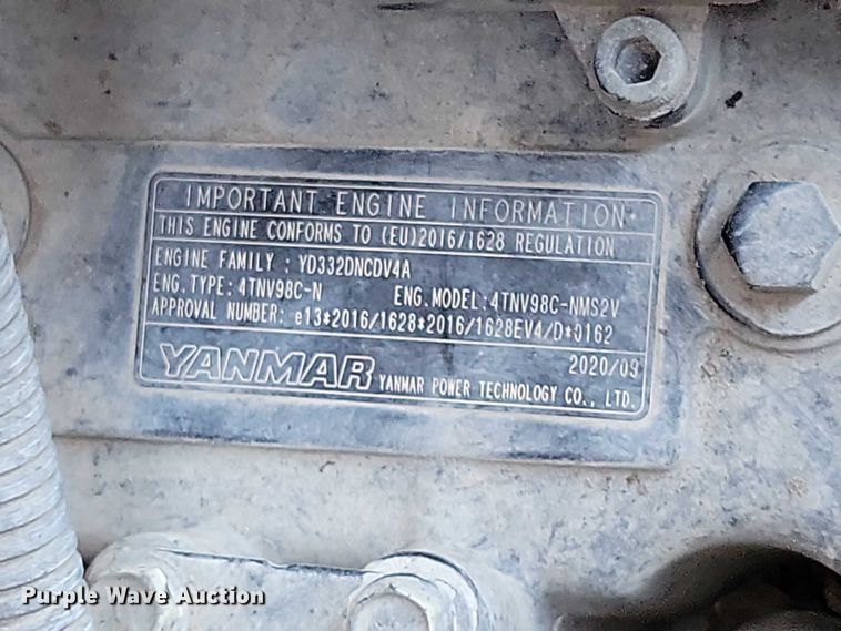 image for item DX6576 2021 Manitou 1650RT tracked skid steer loader