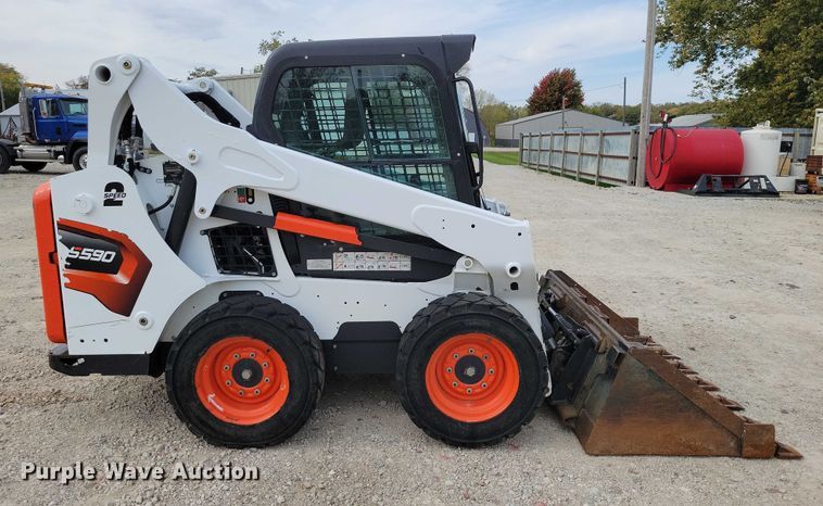 image for item DX6583 2022 Bobcat S590 skid steer loader