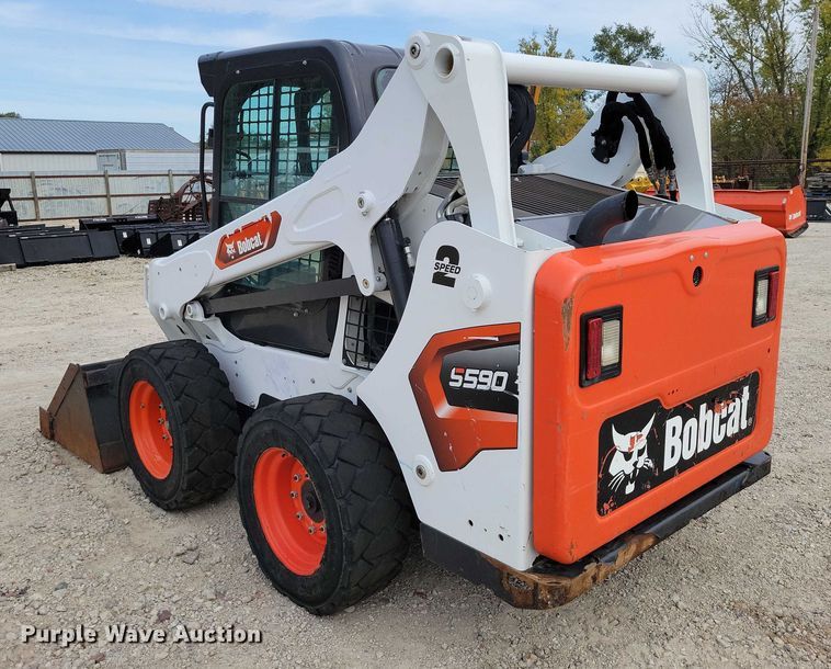 image for item DX6583 2022 Bobcat S590 skid steer loader