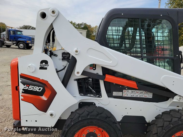 image for item DX6583 2022 Bobcat S590 skid steer loader