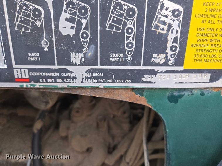 image for item DY1232 1979 Kenworth crane truck