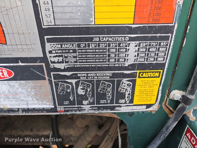 image for item DY1232 1979 Kenworth crane truck