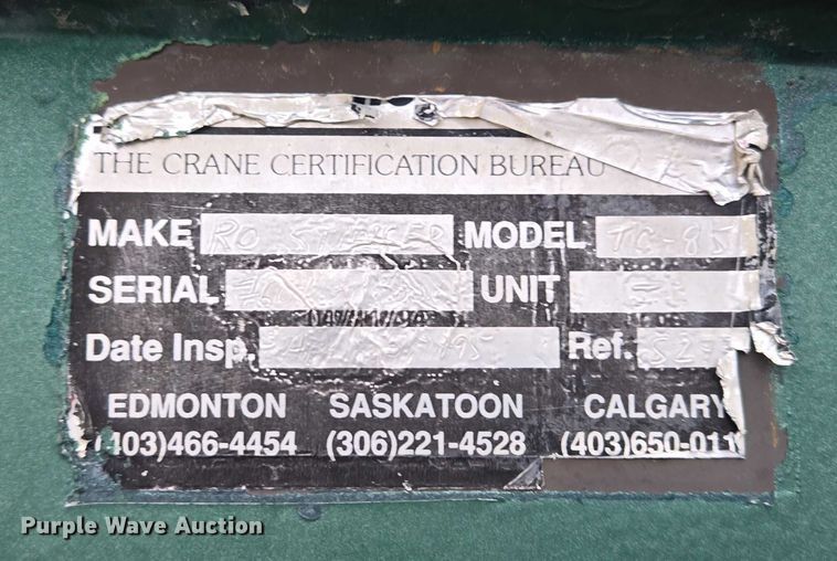 image for item DY1232 1979 Kenworth crane truck