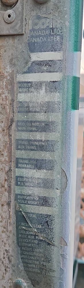 image for item DY1232 1979 Kenworth crane truck