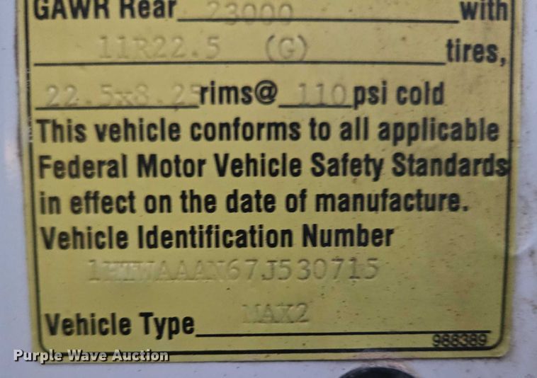 image for item DY1234 2007 International 7300 oil distributor truck