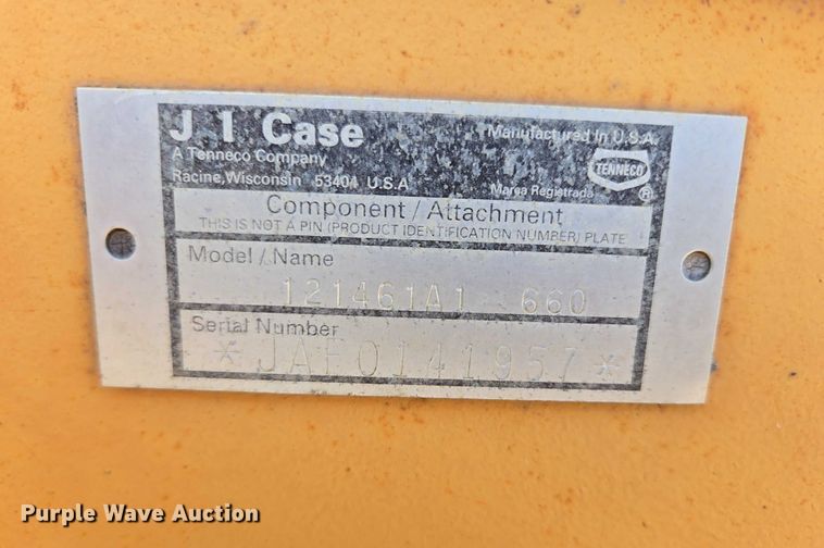 image for item DY1430 1994 Case 660 trencher