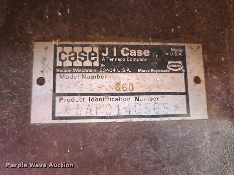 image for item DY1430 1994 Case 660 trencher