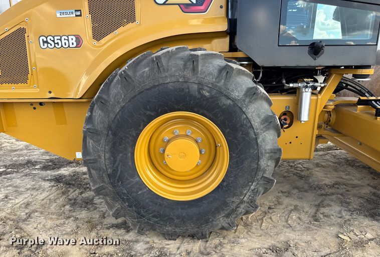 image for item EA1889 2023 Caterpillar CS56B single drum vibratory roller