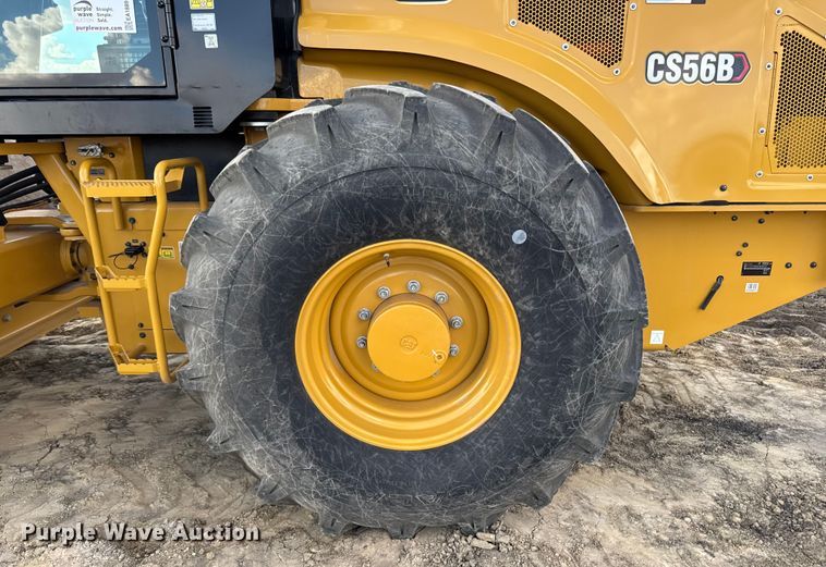image for item EA1889 2023 Caterpillar CS56B single drum vibratory roller