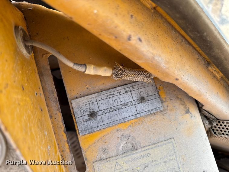 image for item EA1955 1975 Caterpillar 966C wheel loader