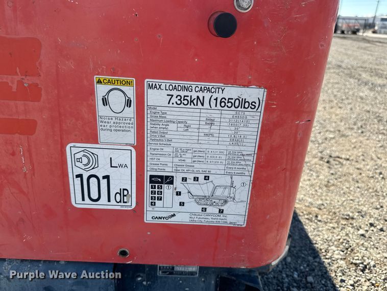 image for item EA1964 2016 Canycom SC75 concrete buggy