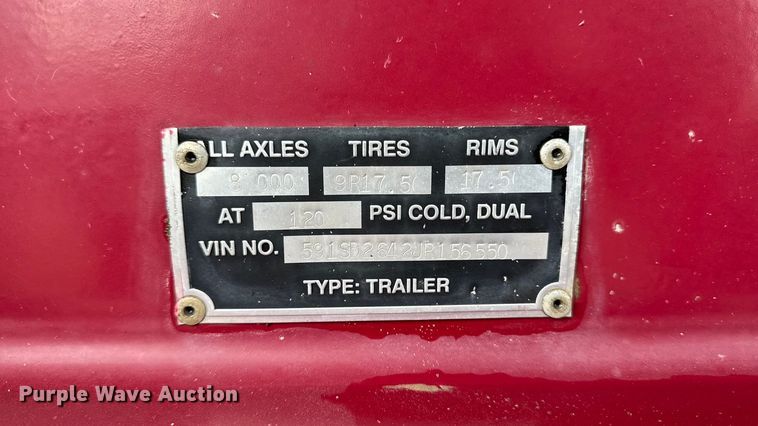 image for item EA1979 2024 Ranco Anvil  end dump trailer