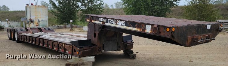 image for item EA2564 2001 Trail King lowboy equipment trailer