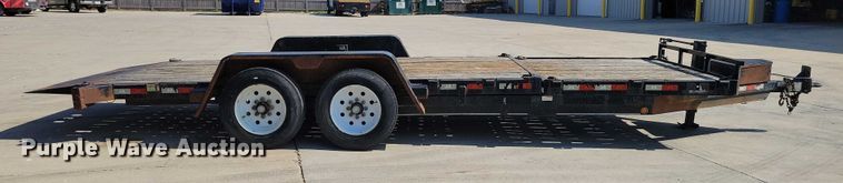 image for item EA2600 2014 Behnke Enterprises tilt deck equipment trailer