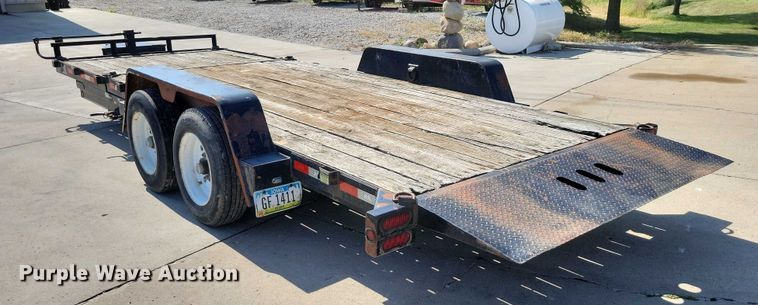 image for item EA2600 2014 Behnke Enterprises tilt deck equipment trailer