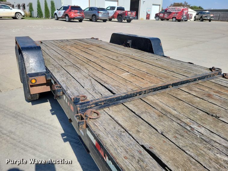 image for item EA2600 2014 Behnke Enterprises tilt deck equipment trailer