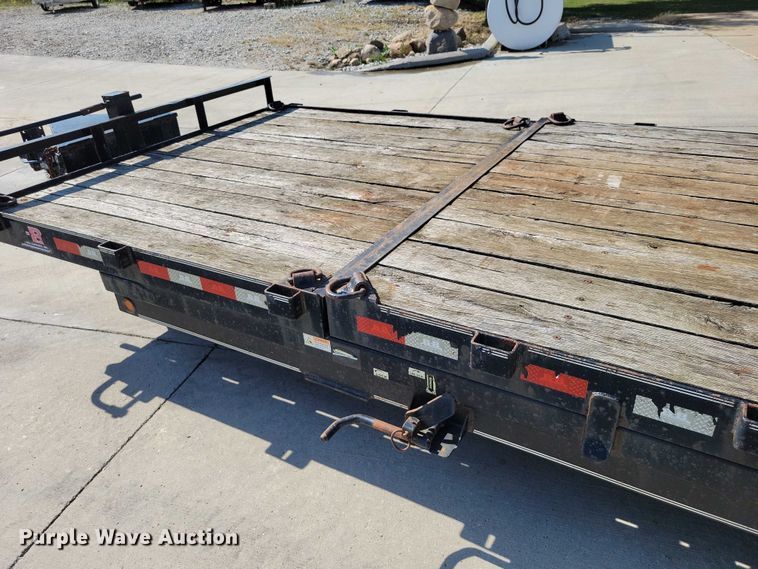 image for item EA2600 2014 Behnke Enterprises tilt deck equipment trailer