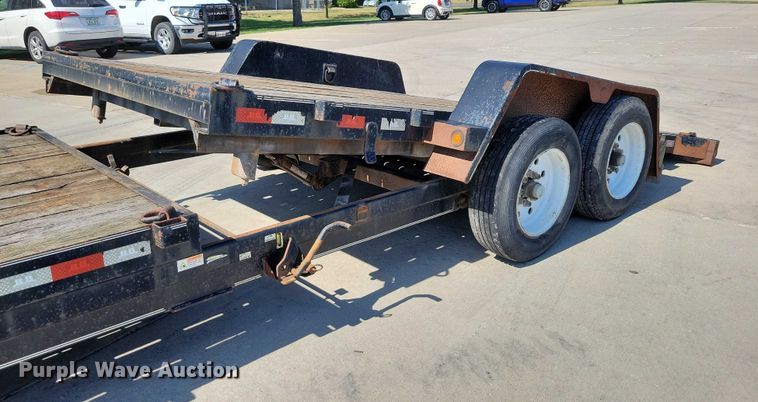 image for item EA2600 2014 Behnke Enterprises tilt deck equipment trailer