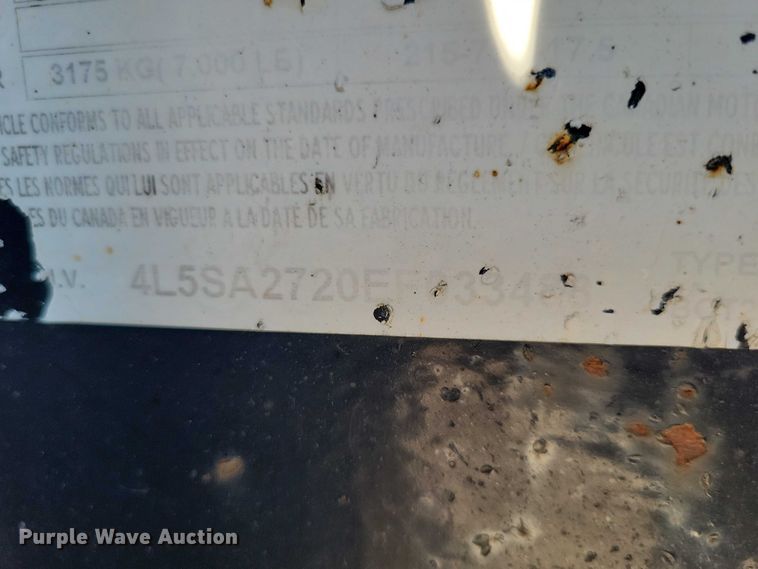 image for item EA2600 2014 Behnke Enterprises tilt deck equipment trailer