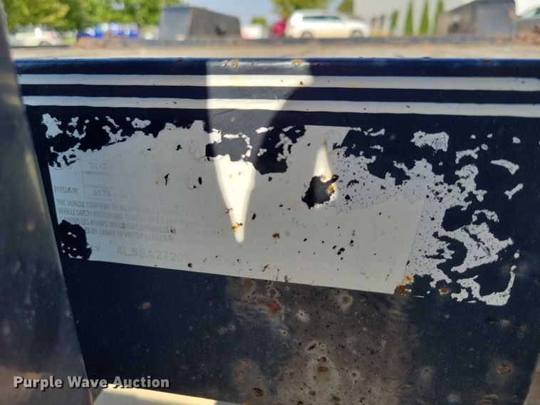 image for item EA2600 2014 Behnke Enterprises tilt deck equipment trailer