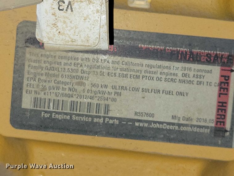 image for item EA2667 2016 John Deere 410E articulated haul truck