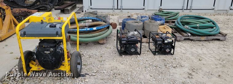 image for item EA2686 (3) 2016 Wacker Neuson PTS4 trash pumps