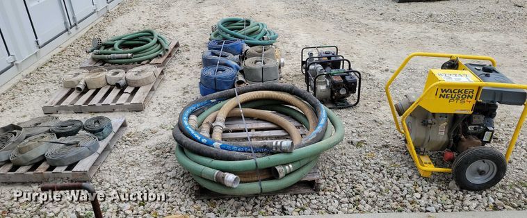 image for item EA2686 (3) 2016 Wacker Neuson PTS4 trash pumps