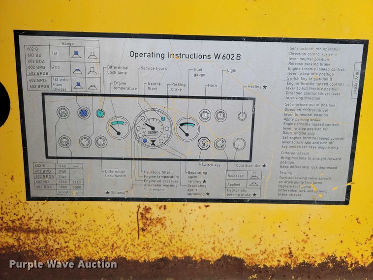 image for item EA2688 1997 Vibromax 602BDP single drum vibratory roller