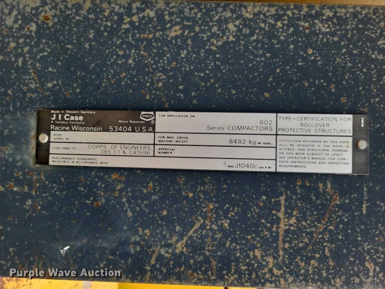 image for item EA2688 1997 Vibromax 602BDP single drum vibratory roller