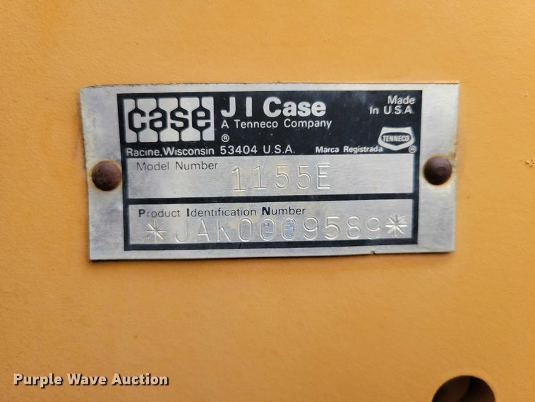 image for item EA2689 1988 Case 1155E track loader