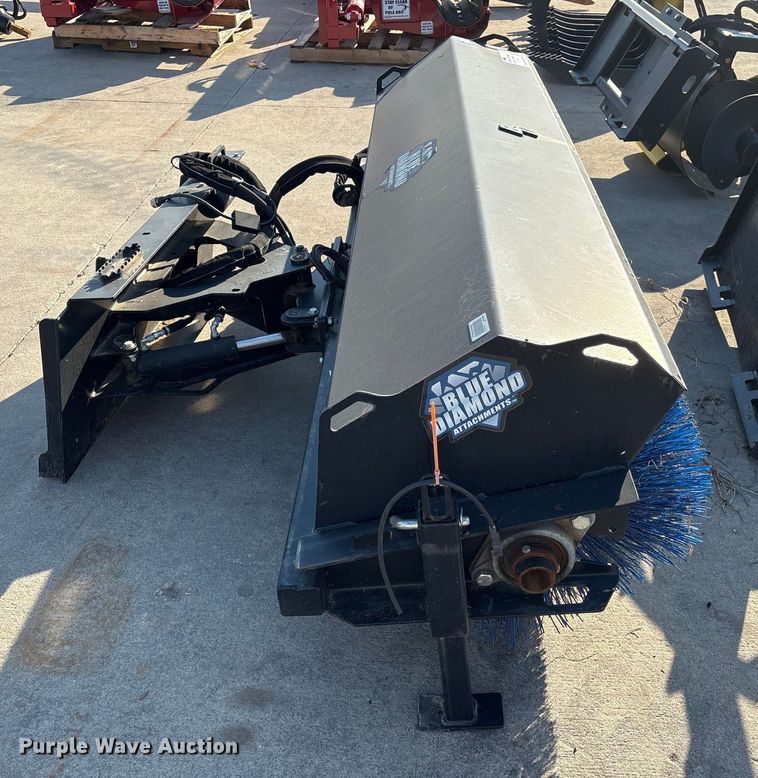 image for item EA7003 Blue Diamond 116215 skid steer broom