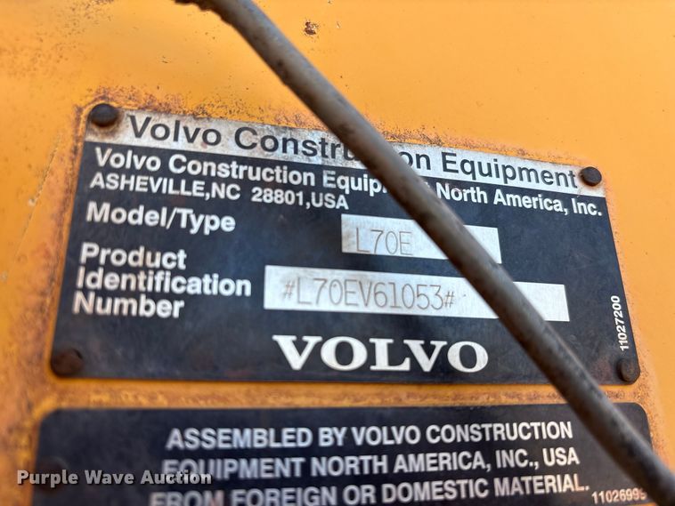 image for item EA7018 2006 Volvo L70E wheel loader