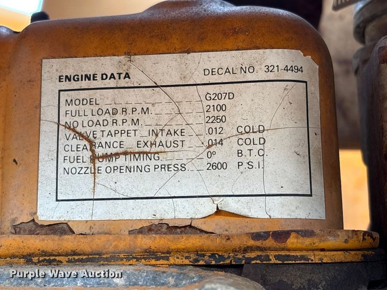 image for item EA7020 1978 Case 580C backhoe