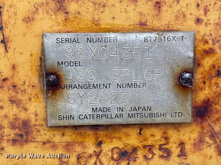 image for item EA7022 1988 Caterpillar D3C dozer