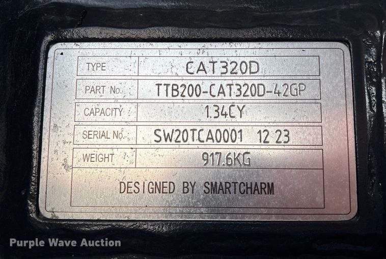 image for item EA7029 SmartCharm TTB200-CAT320D-42GP excavator bucket