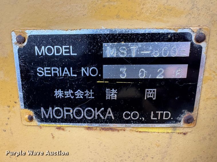 image for item EA7030 Morooka MST-800 track carrier