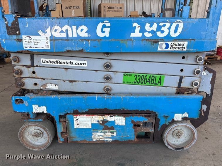 image for item EA7035 Genie 1930 scissor lift